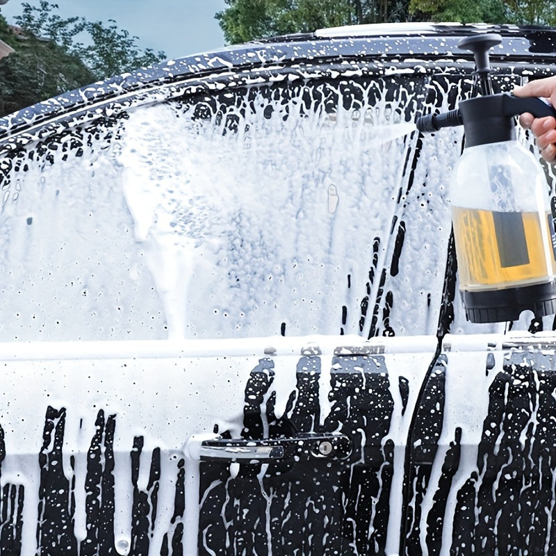 Portable Household Hand-held High Pressure Car Wash Foam Pot Manual Car Wash High Pressure Hand Spray Car Wash Spray Pot Car High Pressure Sprayer