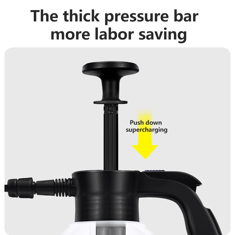 Portable Household Hand-held High Pressure Car Wash Foam Pot Manual Car Wash High Pressure Hand Spray Car Wash Spray Pot Car High Pressure Sprayer