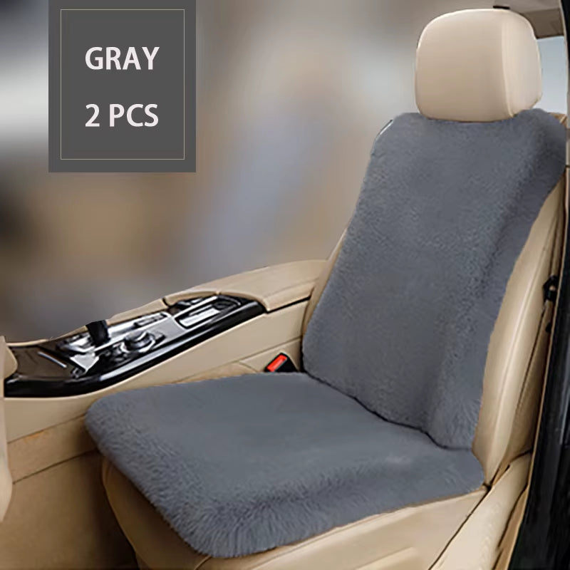 Universal Car Seat Covers Plush Imitation Rabbit Fur Car Seat Cover Car Interior Cover Car Cushion Car Accessories