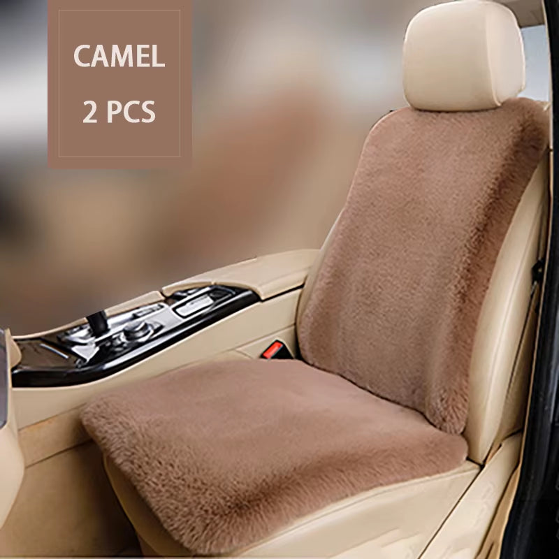 Universal Car Seat Covers Plush Imitation Rabbit Fur Car Seat Cover Car Interior Cover Car Cushion Car Accessories