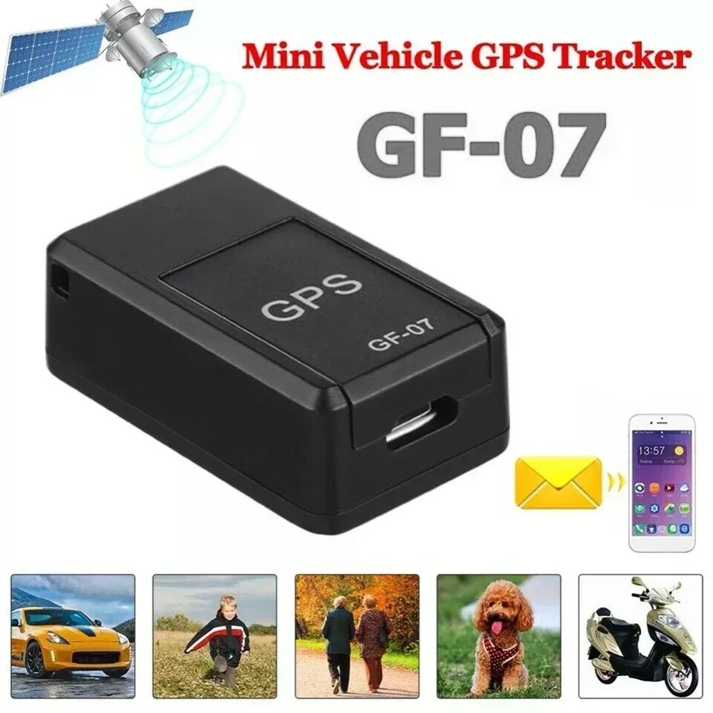GF07 Magnetic Mini Car Tracker GPS Real Time Tracking Locator Device Magnetic GPS Tracker Real-Time Vehicle Locator Pet Tracker
