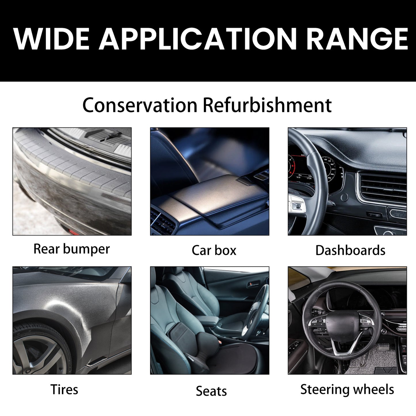 Automotive Interior Renovation Spray – Restores Car Interior Shine & Protection
