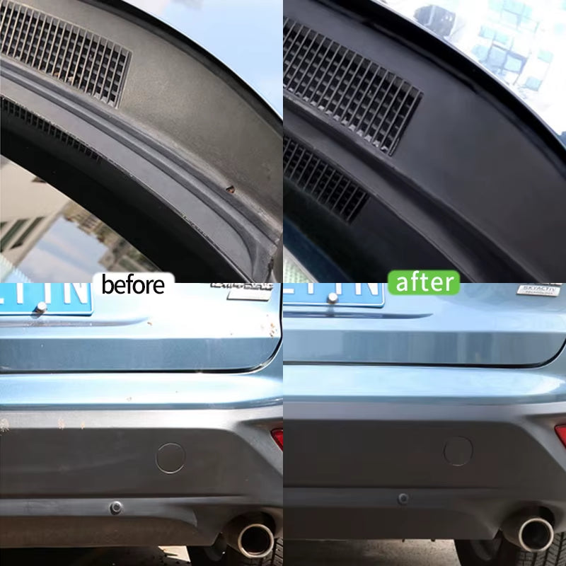 Car Plastic Restorer Back to Black Gloss Auto Plasitc Parts Repair Spray HGKJ S24 50Ml Exterior Renovator Car Cleaning