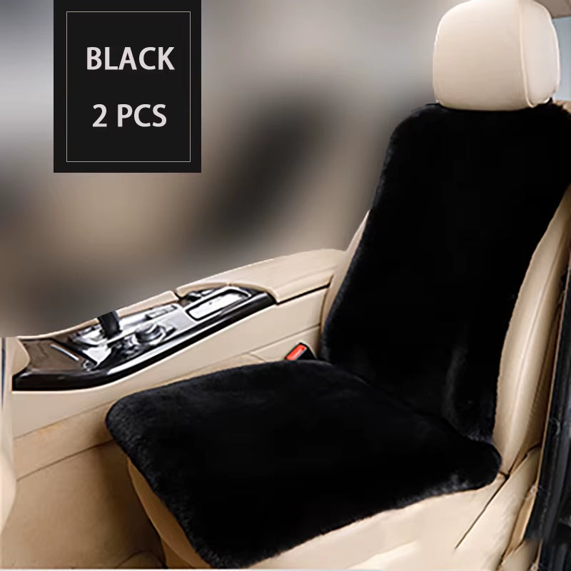 Universal Car Seat Covers Plush Imitation Rabbit Fur Car Seat Cover Car Interior Cover Car Cushion Car Accessories