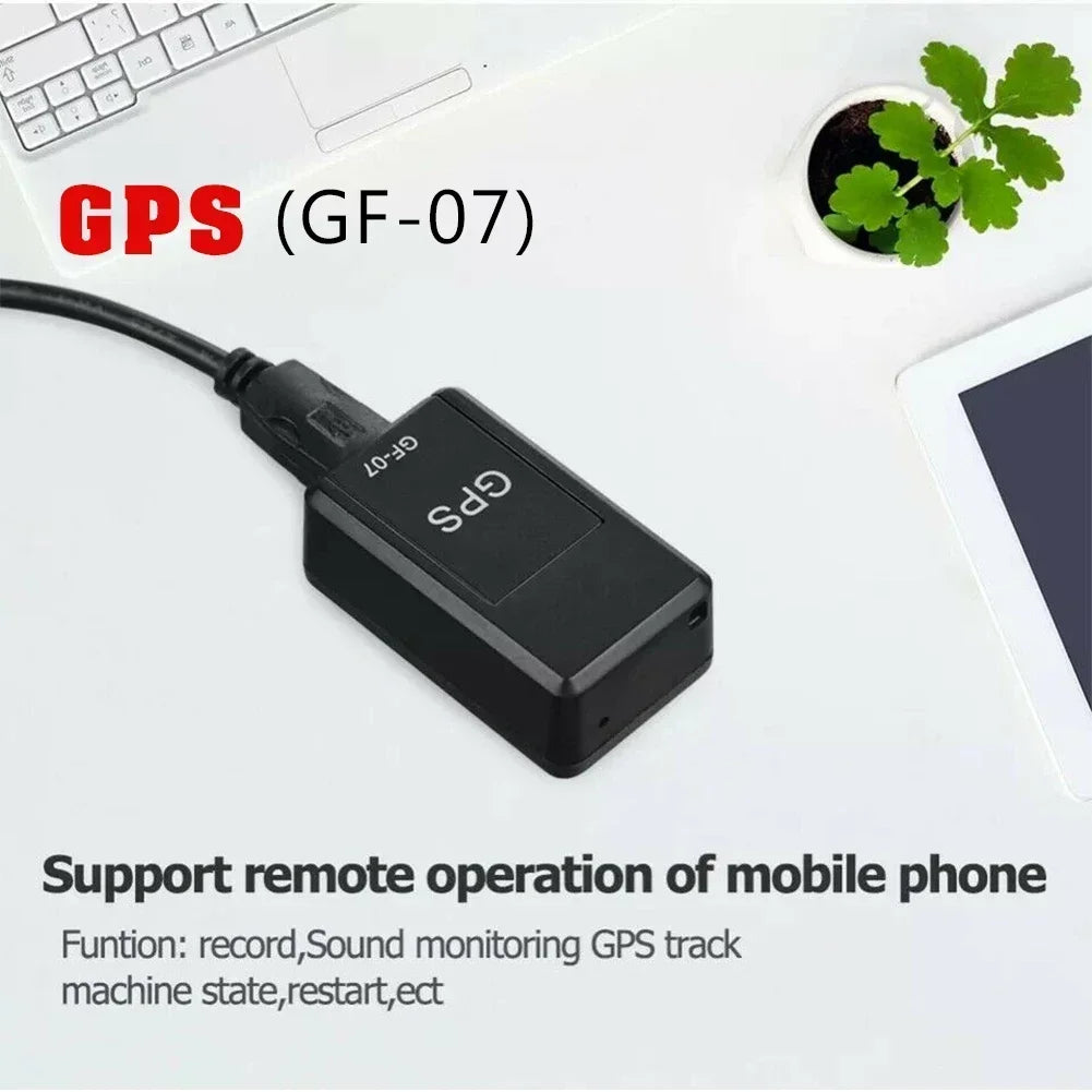GF07 Magnetic Mini Car Tracker GPS Real Time Tracking Locator Device Magnetic GPS Tracker Real-Time Vehicle Locator Pet Tracker